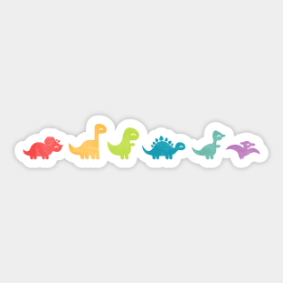 Dinos on Parade Sticker